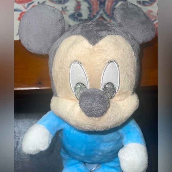 Disney Mickey Mouse babies plushy lovey pastel blue - Picture 3 of 6